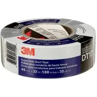 3M Ruban toilé - - DT17 - Noir - 48 mm x 32 m - Super résistant