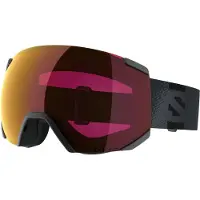 Salomon Radium Sigma, masque de ski, gris foncé