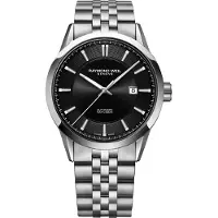 Raymond Weil Automatisches Uhrwerk mit Kalender, lichtem Zifferblatt und wasserdicht