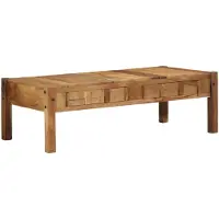 vidaXL Table basse 110X55X35 Cm Bois massif recyclé Lumarko