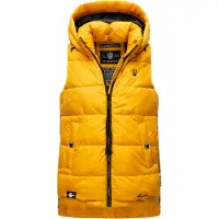 MARIKOO Gilet 'Zarinaa' jaune d'or