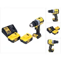 DeWalt DCD 805 P2 Perceuse-visseuse à percussion sans fil 18 V 90 Nm Brushless + 2x batterie 5,0 Ah + chargeur