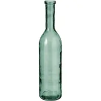 Mica Decorations Vase bouteille Rioja - H75 x Ø18 cm - Verre recyclé - Vert