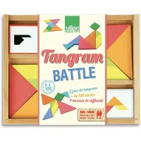 Vilac Jeu de société - - Tangram Battle - Développe la créativité et la logique