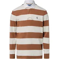 Ralph Lauren pour homme. 710717116055 Chemise de rugby iconique marron (XL), Casuel, Coton, Manche longue