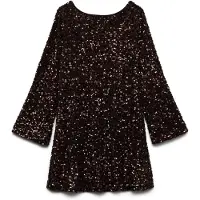 Vero Moda Robe marron / brocart