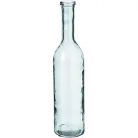 Mica Decorations Vase bouteille Rioja Mica Decorations - H75 x Ø18 cm - Verre recyclé - Transparent