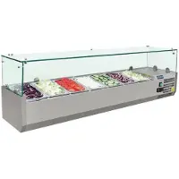 Polar Vitrine réfrigérée 7 x GN1/4
