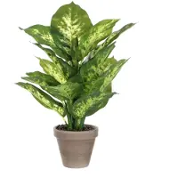 Mica Decorations Dieffenbachia plante artificielle vert en pot H40