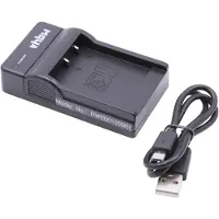 VHBW Chargeur USB de batterie compatible avec JVC GZ-VX815, GZ-VX810, GZ-VX810BEU, GZ-VX815BEU batterie appareil photo digital, DSLR, action cam