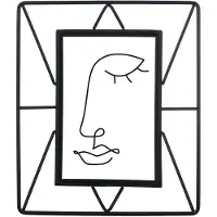 Hama Cadre photo pour portrait "Flint", noir, 10 x 15 cm