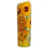 NA Vase en céramique silhouette Van Gogh - Tournesols