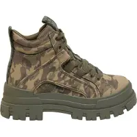 Buffalo Bottines à lacets 'Aspha' vert / kaki / olive