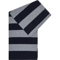 HECHTER PARIS Écharpe bleu foncé / gris basalte
