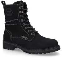 Dockers by Gerli by Gerli Damen Stiefelette gefüttert Schwarz