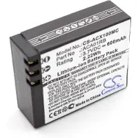 123accu Batterie compatible avec Activeon CX Gold, CX, CX HD caméra vidéo caméscope (600mAh, 3,7V, Li-ion)