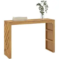 vidaXL Table console 110x35x75 cm bois massif d'acacia