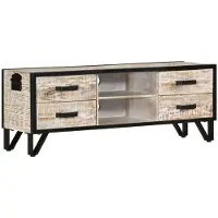 vidaXL Tête de lit blanc 200 cm pin massif