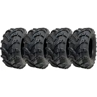 Parnells 25x10.00-12 ATV Quad Tyres 6ply P377 E-Marked Road Legal 50J (Set of 4)