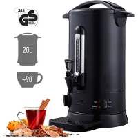 Arebos Distributeur de Boissons 20 L Chaudes Bouilloire Marmite Vin Chaud Thé Noir