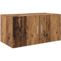 vidaXL Armoire murale vieux bois 80 x 42,5 x 40 cm Bois composite