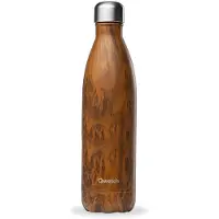 Qwetch Bouteille isotherme Originals Wood