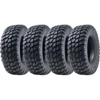 Parnells 27x9.00R14 ATV Tyres 8ply 225/70R14 OBOR WL21 Terrarex 49M Road Legal (Set of 4)