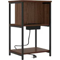 vidaXL Cabinet de chevet Chêne marron 38 x 31 x 61 cm