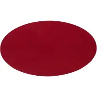Snapstyle Tapis En Gazon Artificiel Avec Picots Kingston Round Rouge 200x200 Cm