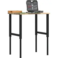 vidaXL Établi 80x60x(71,5-98) cm Chêne massif
