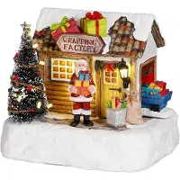 Luville Village de noël miniature usine de cadeau H14