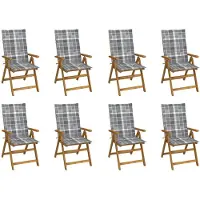 vidaXL Ensemble de 13 canapés de jardin avec coussins noir poly rotin