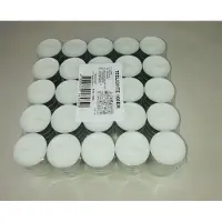 JEAN Products 100 Bougies Chauffe Plats Durée 4 Heures Petites Candles Blanches Gros Lot Sac