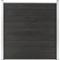 vidaXL LED Tête de lit noir 180x5x78/88 cm velours