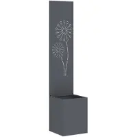 vidaXL Écran de confidentialité de jardin Anthracite 32 x 140 cm