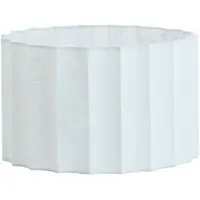 Light & Living Abat-jour cylindrique Disli - Blanc - Ø40cm - Moderne