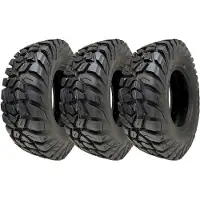Parnells 25x8.00-12 ATV 205/80R12 Tyres 8ply WL03 OBOR Antelope 68N Road Legal (Set of 3)
