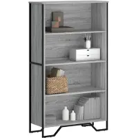 vidaXL Bibliothèque sonoma gris 80x31x137,5 cm bois d'ingénierie