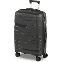 Itaca Sac De Voyage Rigide En Polypropylène Avec Serrure TSA À 4 Roues, Léger Et Robuste, Taille Moyenne 760360