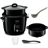 Tefal Cuiseur à riz Classic 2 YY4351 avec panier vapeur 600 W Noir