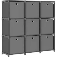 vidaXL Ensemble de jardin canapé 8 pièces avec coussins Gris Poly rotin
