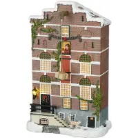Luville Village de noël miniature façade entrepôt H29