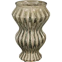 Mica Decorations Vase en céramique vert H32