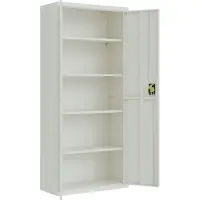 vidaXL Classeur gris clair 90x40x240 cm acier