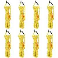vidaXL Cordes de haubanage avec clés réfléchissantes 8 pcs 4 m 4 mm