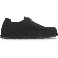 Birkenstock Utti Suede Hommes Mocassins Noirs