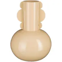 Mica Decorations Vase - H36 x Ø25 cm - Métal - Beige