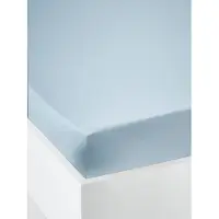Vertbaudet Drap-Housse Uni Enfant Bleu Clair