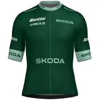 Santini La Vuelta Points Leader Short Sleeve Jersey Vert L Homme