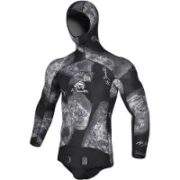 H.dessault By C4 Veste De Chasse Sous-marine Black Side 5 Mm